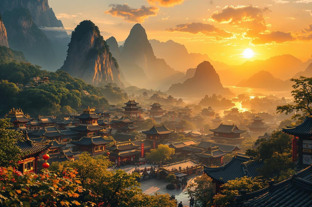 Al漫剧大全文旅项目 - 丽江·金鳞秘境影视旅拍基地
